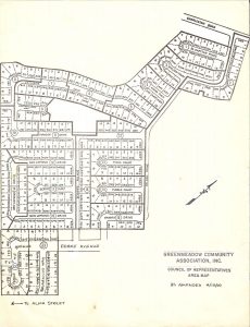 Old Map of Greenmeadow